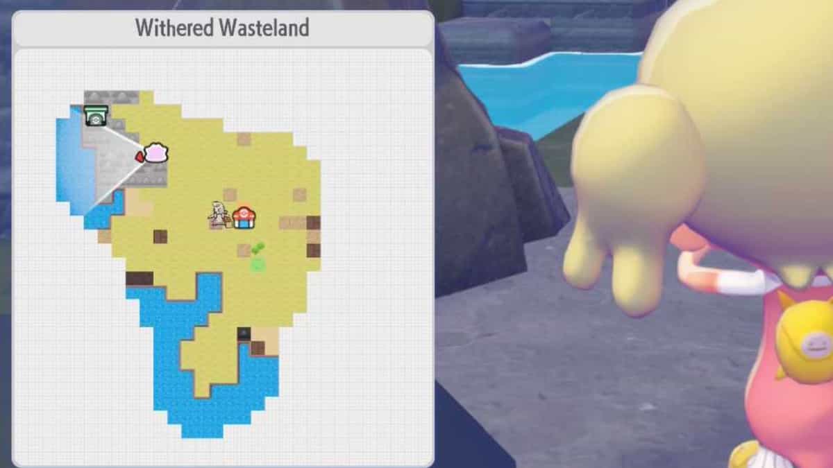 Pokémon Pokopia - Smooth Rock map location (Dexerto screenshot)