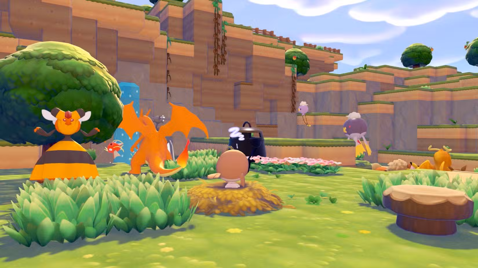 Pokémon Pokopia day-night cycle and weather