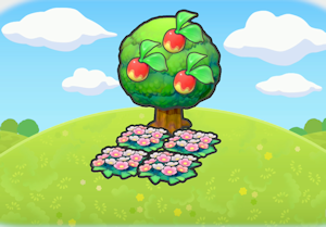 Flores sob Sombra de Árvore