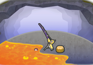 Ponto de Pesca no Magma