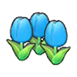 Cute flower (blue)