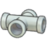 Ferro pipe (horizontal cross)