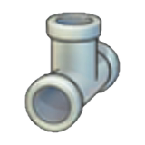 Ferro pipe (upward T)