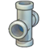 Ferro pipe (vertical cross)