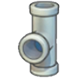 Ferro pipe (vertical T)