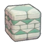 Patterned aged-stone pavermelhoe