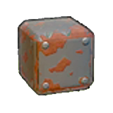 Rusted iron-plate piso