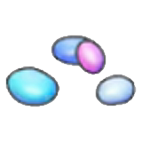 Fragmentos de vidro marinho