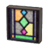 Stained-glass janela (middle)