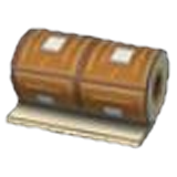 Stylish bronze wall (wallpaper)