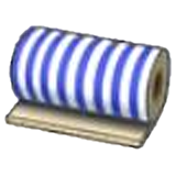 Vertical-stripe print (wallpaper)