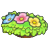 Wall-mounted flowers