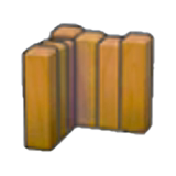 Wooden sidiing (corner)